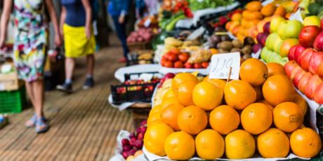 Bilde av: Fruktmarked på Kanariøyene